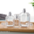 Wholesale Spot Glass Perfume Bottle Transparent Bottle Bayonet Press Hydrating Subpackaging Empty Bottles Fine Spray