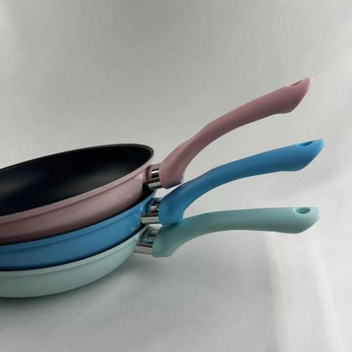 螺纹底不沾煎锅不粘锅家用平底锅牛排专用煎锅电磁炉燃气通用