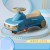 New Baby Swing Car Mute Flashing Wheel Novelty Children's Toy Car Children's Wiggle Car Children's Educational Toys