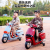 Children's Electric Car Motorcycle Boys and Girls Rechargeable Tricycle Portable Toy Car Large Double Drive Battery Car