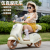 Children's Electric Car Motorcycle Boy Rechargeable Tricycle Baby Can Sit Toy Car Large Double Drive Battery Car
