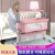 New Baby Crib Stitching Bed Multi-Functional Removable Folding Children's Bed Baby Newborn Children's Bed Bassinet