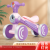 New Children's Scooter Four-Wheel Luge Music Light Boys and Girls Toy Car Gifts One Piece Dropshipping