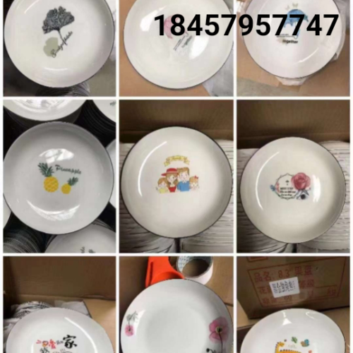 jingdezhen ceramic tableware set bowl dish wholesale plate ceramic bowl household rice bowl gift factory wholesale