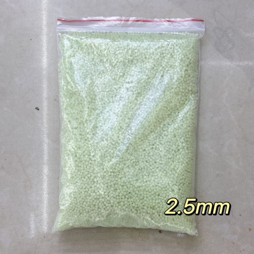 Bubble Beads Glowing Water Beads Fluorescent Beads 2.5mm Crystal Beads Night Scene Tracer Beads Water-Absorbing Beads