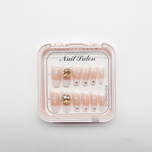 法式点钻穿戴甲美甲甲片