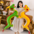 2024 Dragon Year Mascot Strip Simulation Dragon Plush Toy Doll Novelty Toy One Piece Dropshipping Logo