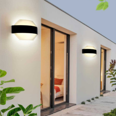 Outdoor Wall Lamp Waterproof Aisle Stairs Courtyard Door Outdoor LED Super Bright Door Headlight Balcony Terrace Wall Lamp