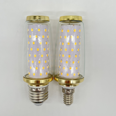 LED Corn Bulb Two-Color Variable Light 16W Candle Light Logger Vick Globe E14e27 Screw Light Source