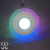 Led Concealed Embedded Bull's Eye Lamp Variable Light with Three Colors Crystal Small Spotlight Adjustable Angle Mini Showcase Counter Lamp