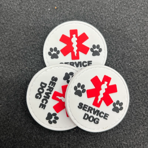 factory direct pvc epoxy soft rubber trademark leather label pet supplies velcro tactics badge patch