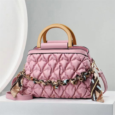 Cross-Border Wholesale Fashion Bag Trendy Women's Bags Stylish Good Texture Handbag Western Style Messenger Bag 17918
