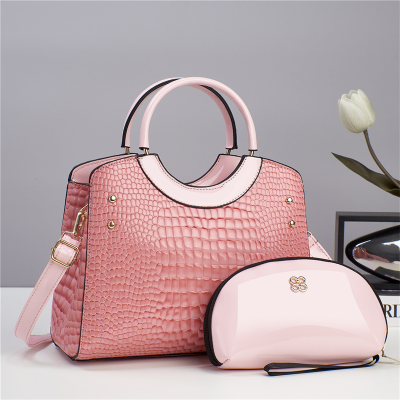 Wholesale Bright Leather Trendy Women's Bags Commuter Cross-Border Portable Shoulder Bag One Piece Dropshipping 17934
