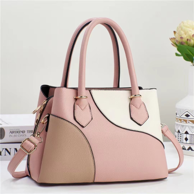 Cross-Border Color-Matching Handbag Wholesale Leisure Large Capacity Trendy Women's Bags One Piece Dropshipping 18559