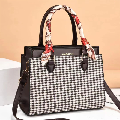 Cross-Border Simple Elegant Tote Bag Wholesale Classic Pattern Trendy Women's Bags One Piece Dropshipping 18649