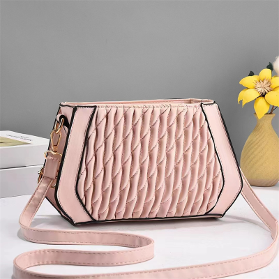 Wholesale Personalized Messenger Bag Wholesale Pleated Temperament Trend Women's Bag One Piece Dropshipping 18657