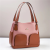 New Color Matching Large Capacity Shoulder Bag Wholesale Personalized Casual Trendy Women's Bag One-Piece Delivery 17693