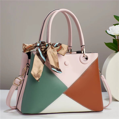 Korean Style Large Capacity Shoulder Bag Wholesale Contrast Color Trendy Women's Bags One Piece Dropshipping 18721