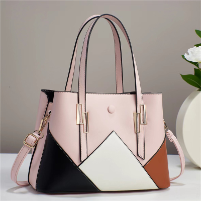 Patchwork Easy Matching Korean Handbag Wholesale Large Capacity New Trendy Women's Bags One Piece Dropshipping 18722