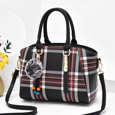 Korean Style New Plaid Tote Cross-Border Wholesale Commuter Personality Trendy Women's Bags One Piece Dropshipping 18734