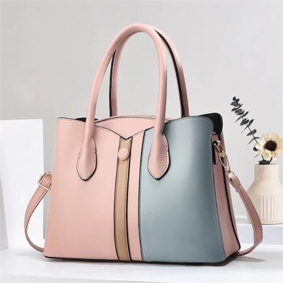 2024 New Trendy Women's Bags Contrast Color Handbag Fashion Casual All-Match Shoulder Bag Messenger Bag 20004