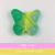 Love Puppy Octagonal Butterfly Rat Killer Pioneer Keychain Pendant Table Games for Children Silicone Educational Toys