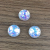 Colorful round Shimmering Powder Sequins Crystal Faceted Resin Accessories DIY Children Headwear BB Clip Handmade Jewelry Accessories