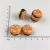 Mini Hamburger Cake Steamed Buns Biscuit Bread Simulation Candy Toy Resin Accessories Cream Glue Material Jewelry Accessories
