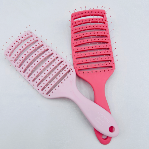 straight hair curls rge pte comb wet and dry hollow massage comb pink cute long hair tangle teezer factory wholesale