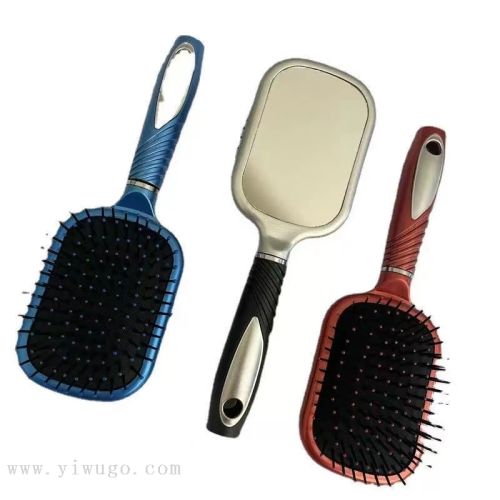 wholesale massage comb mirror and comb one anti-static airbag cushion hair comb portable comb household hair tidying comb