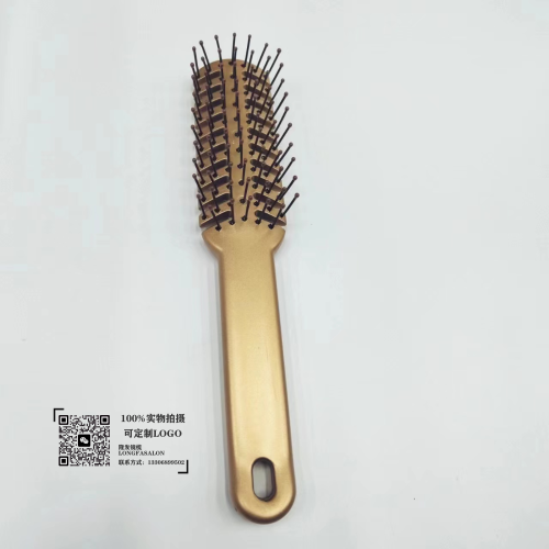 hair salon ribs comb electrostatic curly hair comb inner buckle massage rolling comb men‘s hairdressing back head modeling round brush
