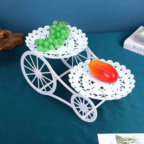 Creative Home Fruit Plate European-Style High-End Light Luxury Fruit Plate Living Room Coffee Table Cake Snack Plate Party Dessert Table
