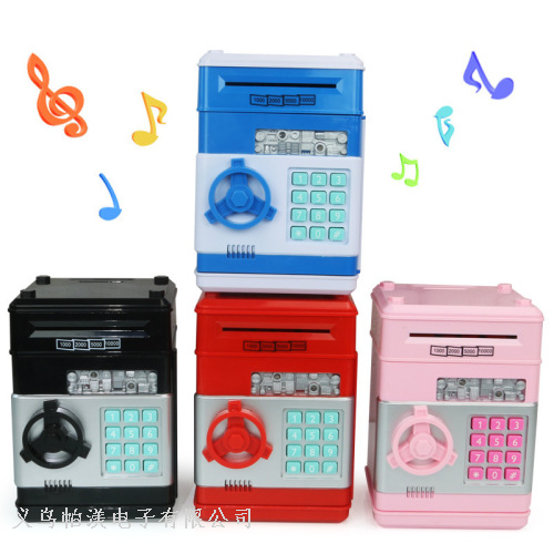 cross-border automatic money roll password safe painted atm piggy bank foreign trade creative children‘s money box toys