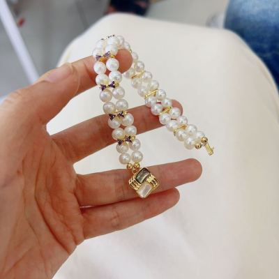 Sea Shell Color Matching Pin Buckle Single Row Release Buckle Pearl Necklace Clasp Bracelet Clasp DIY Accessories