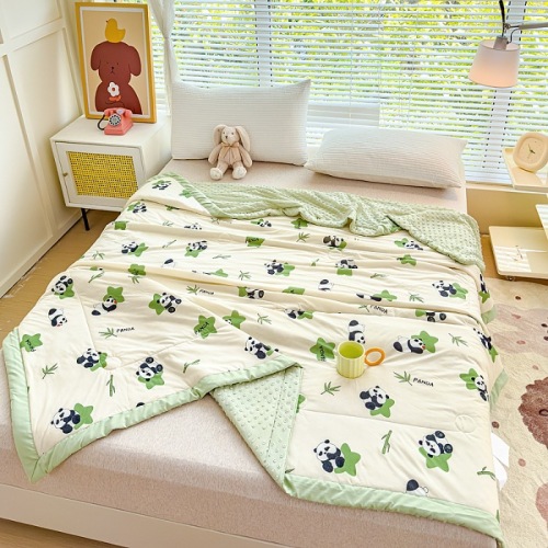 2024新款夏被凉感丝冰豆豆被夏被夏凉被空调被批发