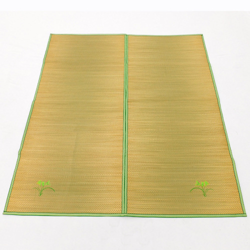 草席批发绣花折叠式双人兰草席凉席草席席子1.8米1.5米多规格