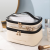 Double Layer Cosmetic Bag Transparent Wash Bag Travel Bag Cosmetic Storage Bag Handbag Bathroom Bag