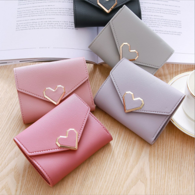Short Wallet Folding Bag Card Holder Ticket Holder Card Holder Hidden Hook Small Wallet Fashion Gift Mini Wallet