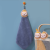 Cartoon Towel Hanging Towel Hand Wiping Towel Kitchen Cleaning Cloth Rag Kids' Towel Coral Velvet Square Towel