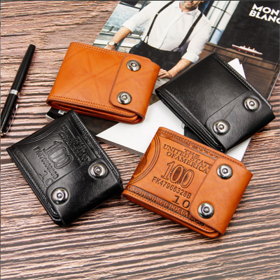 Wallet Wallet Card Holder Wallet Coin Purse Short Wallet Hidden Hook Wallet New Men's Wallet