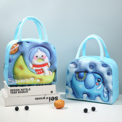 Insulated Bag Lunch Bag 3D Lunch Bag Picnic Bag Mummy Bag Fresh-Keeping Bag Barbecue Bar Beach Bag