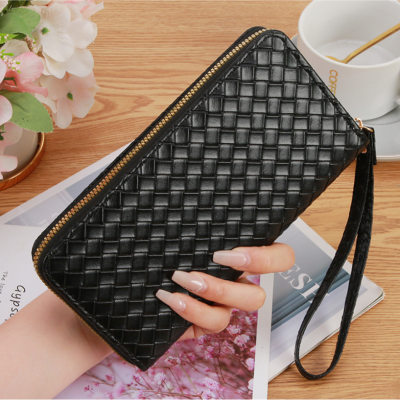 Long Wallet Men's and Women's Wallet Wallet Card Holder Wallet Coin Purse Bank Card Package Mobile Phone Bag Clutch