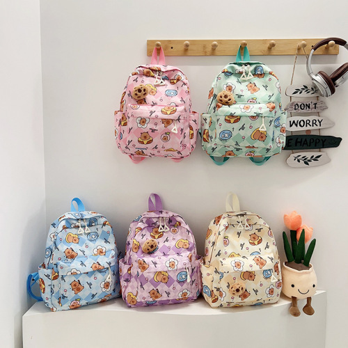 卡皮巴拉书包儿童包卡通背包幼儿园书包学生背包幼儿包双肩包