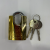 Qianyu Hardware 38mm Cross Titanium Window Lock Copper Core Cross Padlock Gold Lock