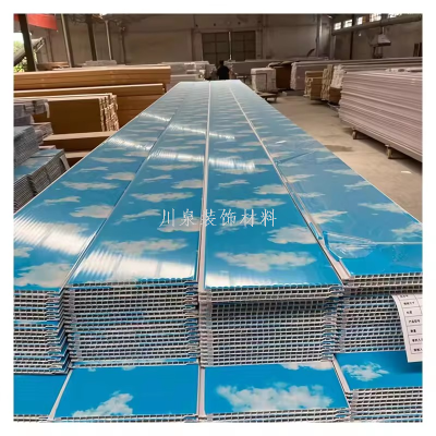 Factory Wholesale Pvc Buckle Wallboard Printing Buckle Film Buckle Ceiling Kitchen and Bathroom Isolation Board Ceiling Plate