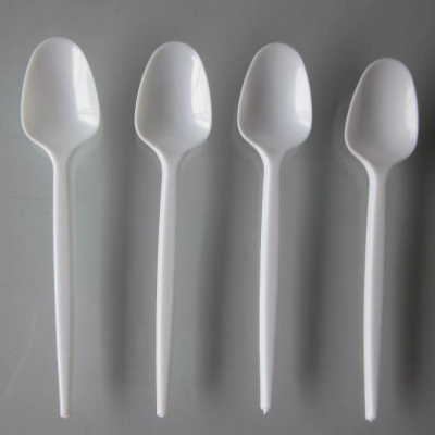 Cross-Border Export Disposable Spoon Plastic Spoon Chinese Style Knife, Fork and Spoon Tableware Wholesale Large Quantity and Excellent Price