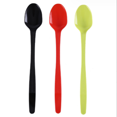 Foreign Trade Export Plastic Knife, Fork and Spoon Disposable Spoon Plastic Spoon Spot Cake Ice Cream Spoon