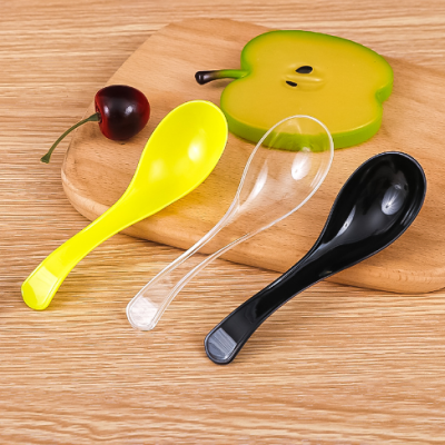 Wholesale Disposable Crystal Spoon Crystal Spoon Aviation Spoon Independent Transparent Spoon Bird's Nest Spoon Spoon Spoon Aviation Spoon