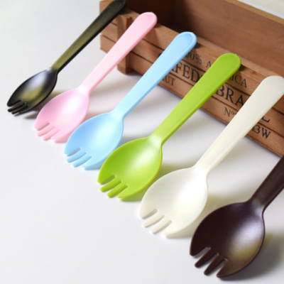 Factory Wholesale American Pp Knife, Fork and Spoon Suit Western Tableware Knife, Fork and Spoon Plastic Knife, Fork and Spoon Ice-Cream Spoon Customization