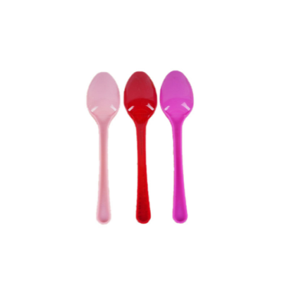 Manufacturers Produce Independent Packaging Thickened Frosted Material Commercial Wholesale Dessert Spoon Cake Spork Plastic Fork
